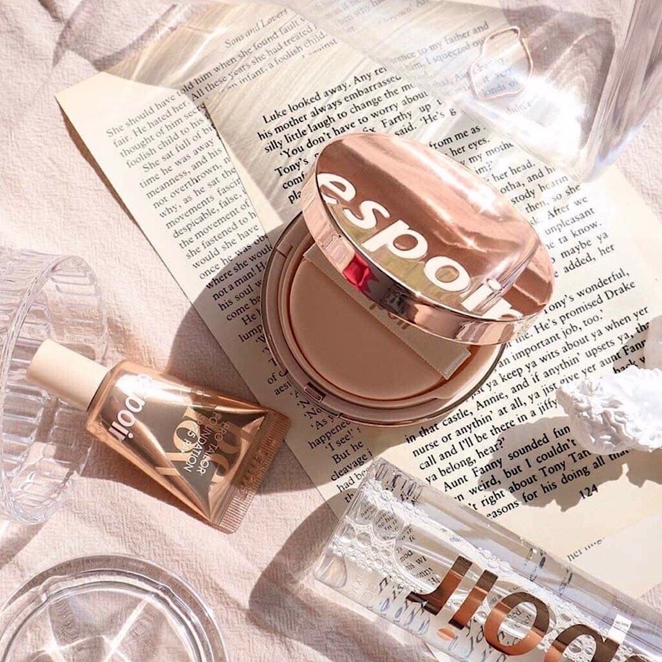 Set phấn nước & kem nền Espoir Be Glow Cushion